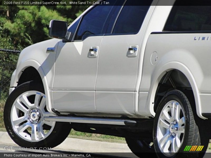 White Sand Tri-Coat / Tan 2008 Ford F150 Limited SuperCrew 4x4
