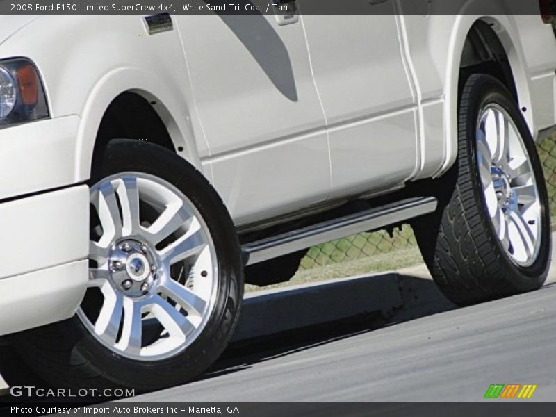 White Sand Tri-Coat / Tan 2008 Ford F150 Limited SuperCrew 4x4