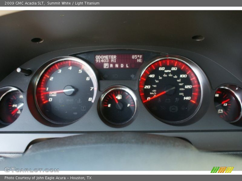 Summit White / Light Titanium 2009 GMC Acadia SLT