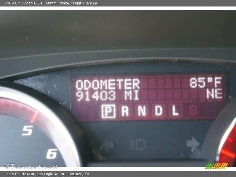 Summit White / Light Titanium 2009 GMC Acadia SLT