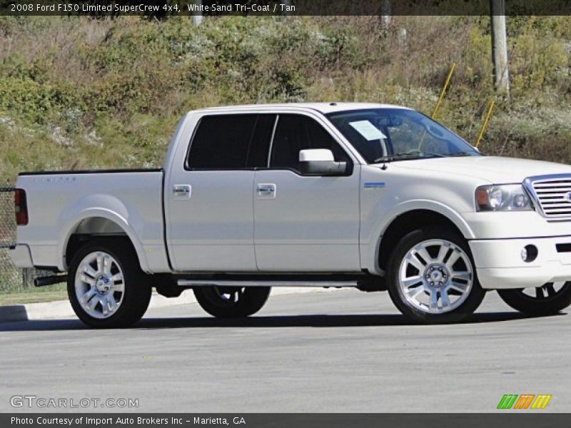 White Sand Tri-Coat / Tan 2008 Ford F150 Limited SuperCrew 4x4