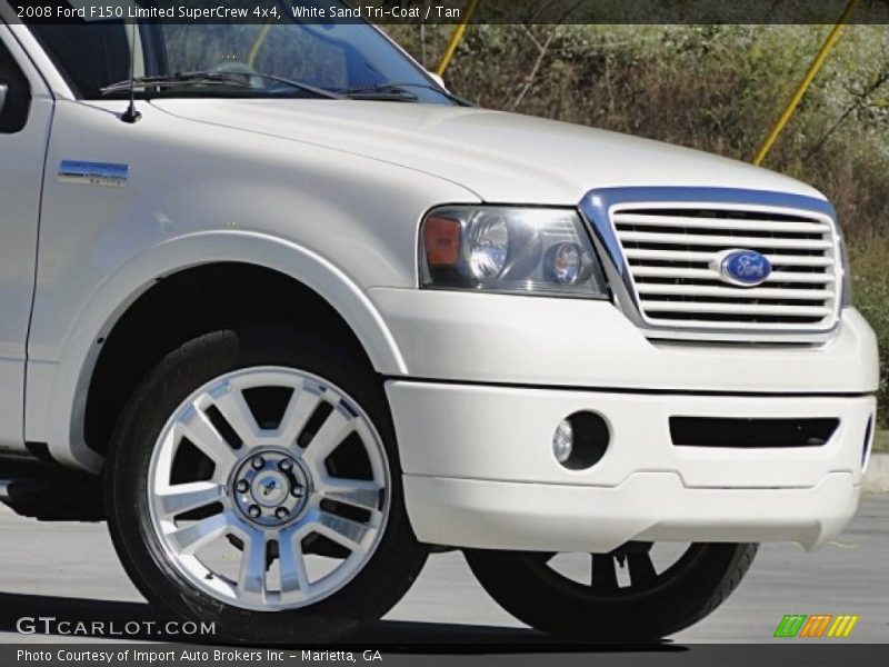 White Sand Tri-Coat / Tan 2008 Ford F150 Limited SuperCrew 4x4