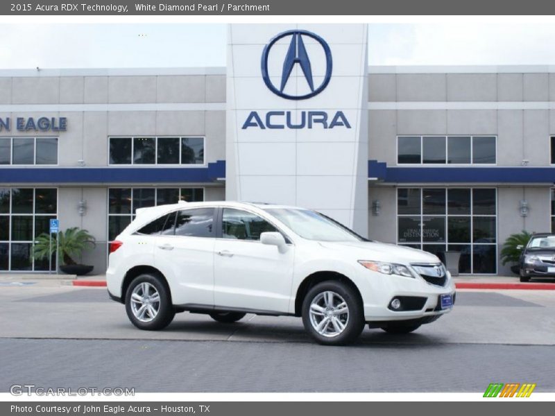 White Diamond Pearl / Parchment 2015 Acura RDX Technology