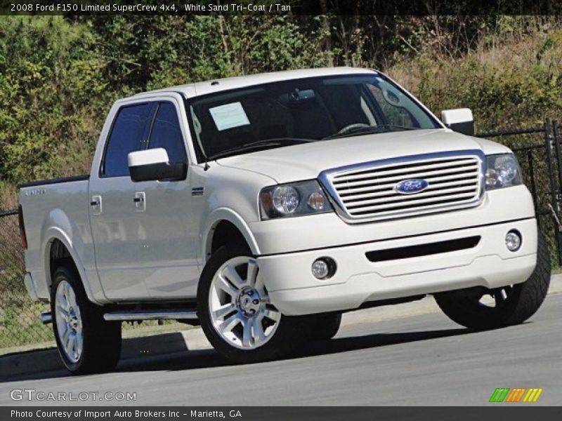 White Sand Tri-Coat / Tan 2008 Ford F150 Limited SuperCrew 4x4