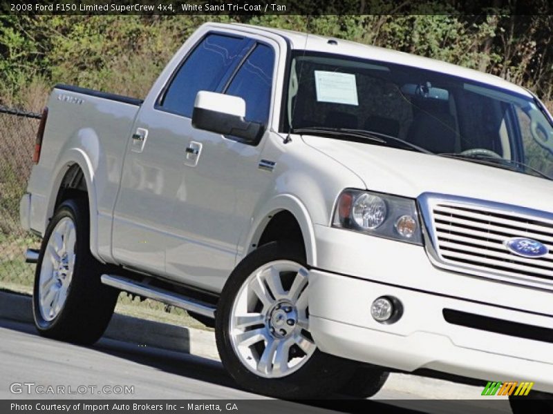 White Sand Tri-Coat / Tan 2008 Ford F150 Limited SuperCrew 4x4