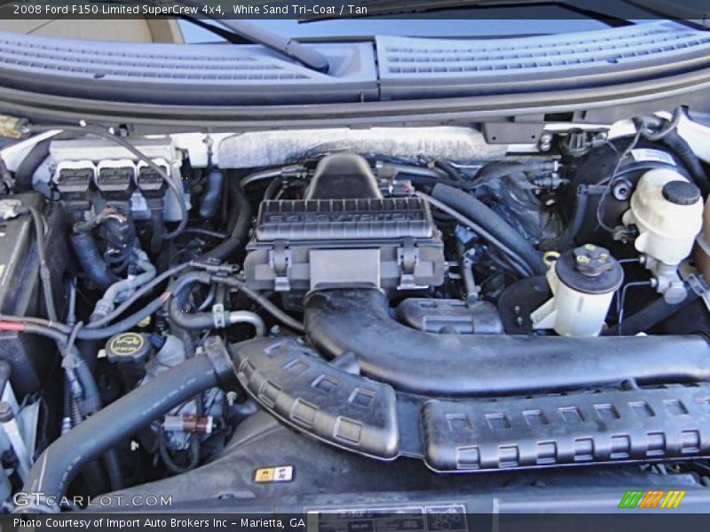 White Sand Tri-Coat / Tan 2008 Ford F150 Limited SuperCrew 4x4