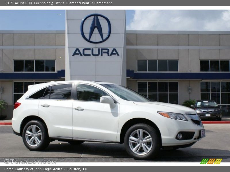 White Diamond Pearl / Parchment 2015 Acura RDX Technology