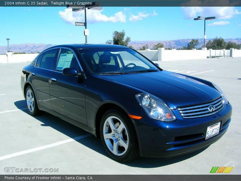 Twilight Blue / Graphite 2004 Infiniti G 35 Sedan