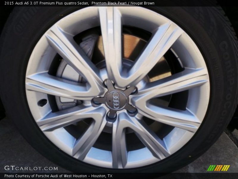 Phantom Black Pearl / Nougat Brown 2015 Audi A6 3.0T Premium Plus quattro Sedan