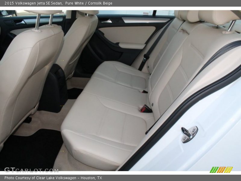 Pure White / Cornsilk Beige 2015 Volkswagen Jetta SE Sedan