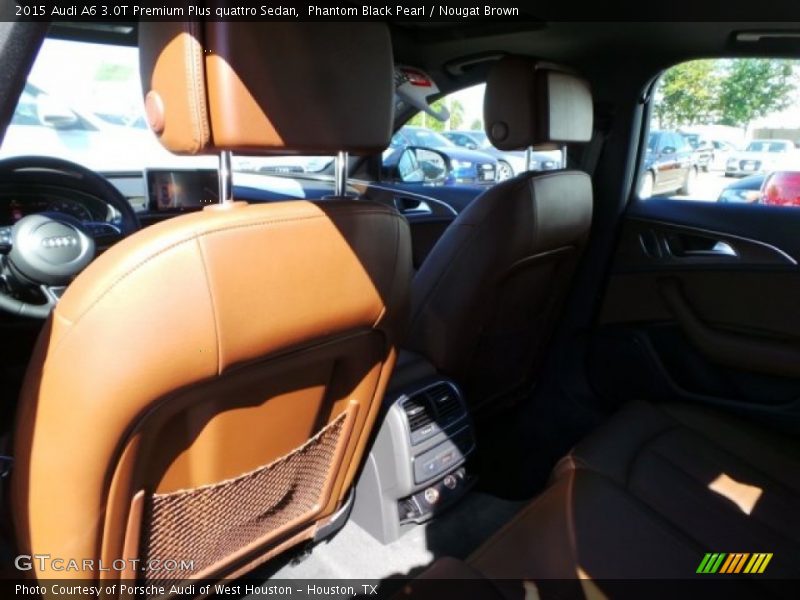 Phantom Black Pearl / Nougat Brown 2015 Audi A6 3.0T Premium Plus quattro Sedan