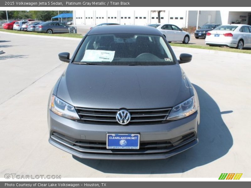 Platinum Gray Metallic / Titan Black 2015 Volkswagen Jetta S Sedan