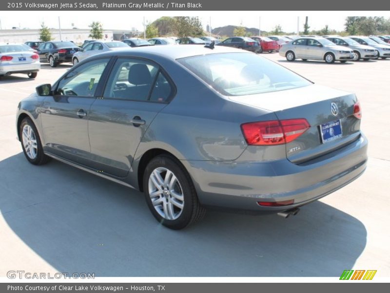 Platinum Gray Metallic / Titan Black 2015 Volkswagen Jetta S Sedan