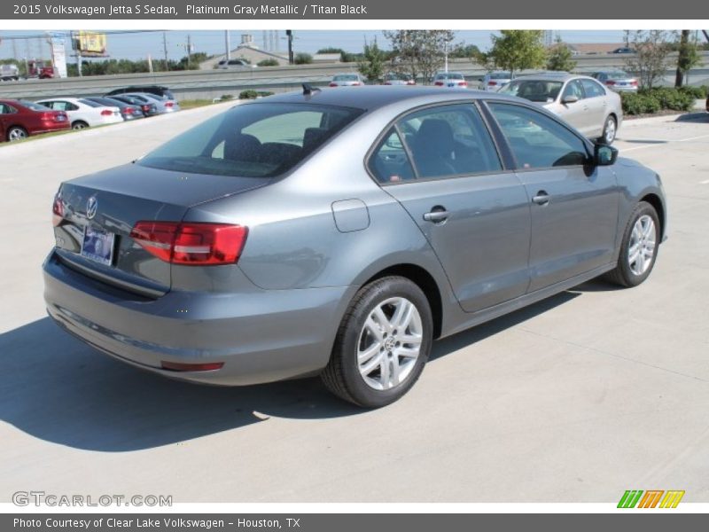 Platinum Gray Metallic / Titan Black 2015 Volkswagen Jetta S Sedan