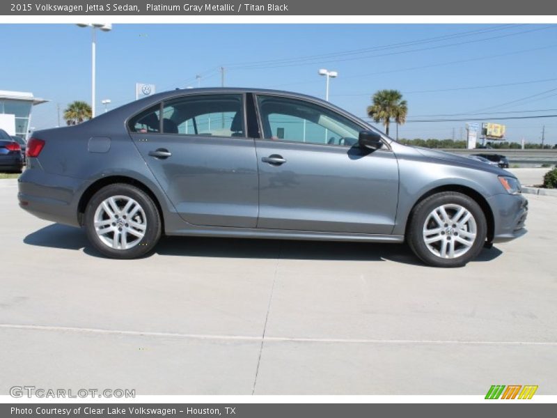 Platinum Gray Metallic / Titan Black 2015 Volkswagen Jetta S Sedan