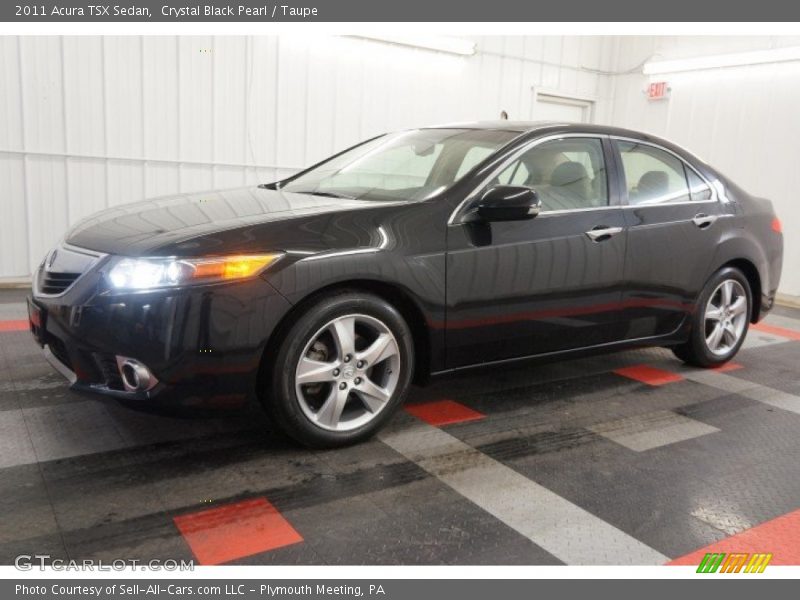 Crystal Black Pearl / Taupe 2011 Acura TSX Sedan