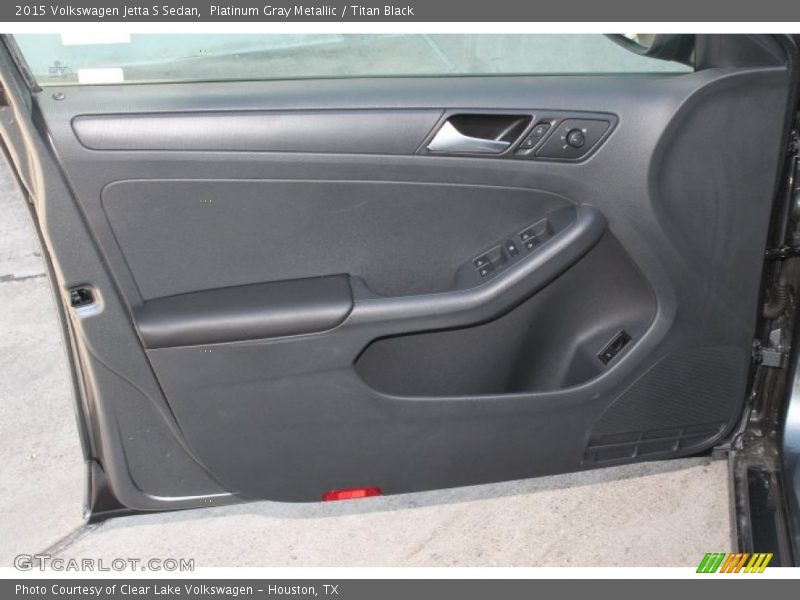 Platinum Gray Metallic / Titan Black 2015 Volkswagen Jetta S Sedan