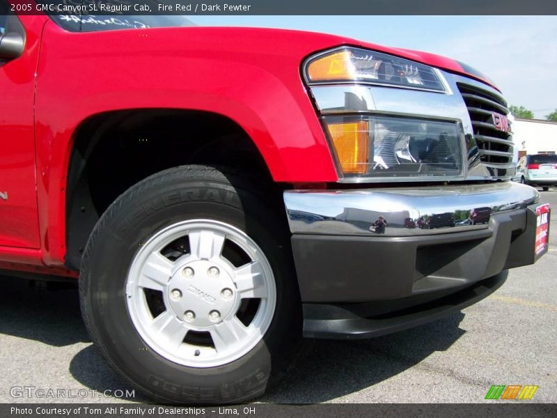 Fire Red / Dark Pewter 2005 GMC Canyon SL Regular Cab