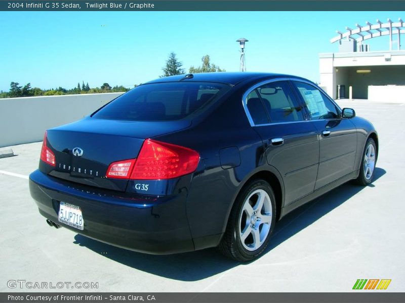 Twilight Blue / Graphite 2004 Infiniti G 35 Sedan