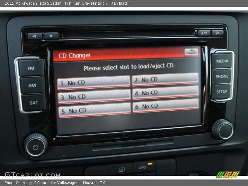 Platinum Gray Metallic / Titan Black 2015 Volkswagen Jetta S Sedan