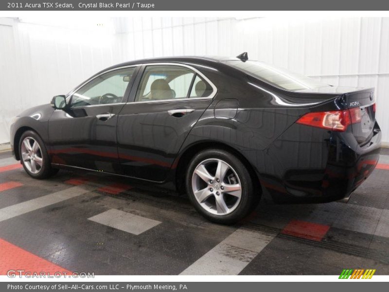 Crystal Black Pearl / Taupe 2011 Acura TSX Sedan