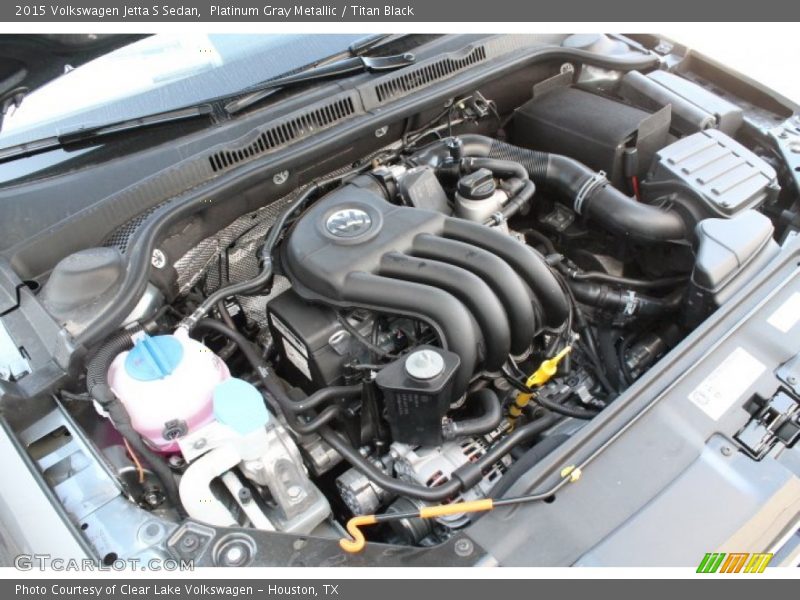 Platinum Gray Metallic / Titan Black 2015 Volkswagen Jetta S Sedan