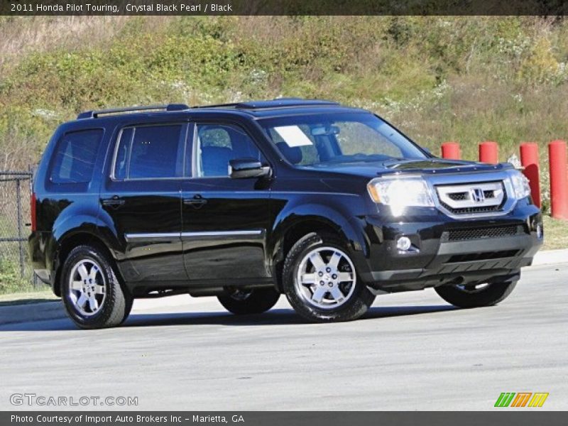 Crystal Black Pearl / Black 2011 Honda Pilot Touring