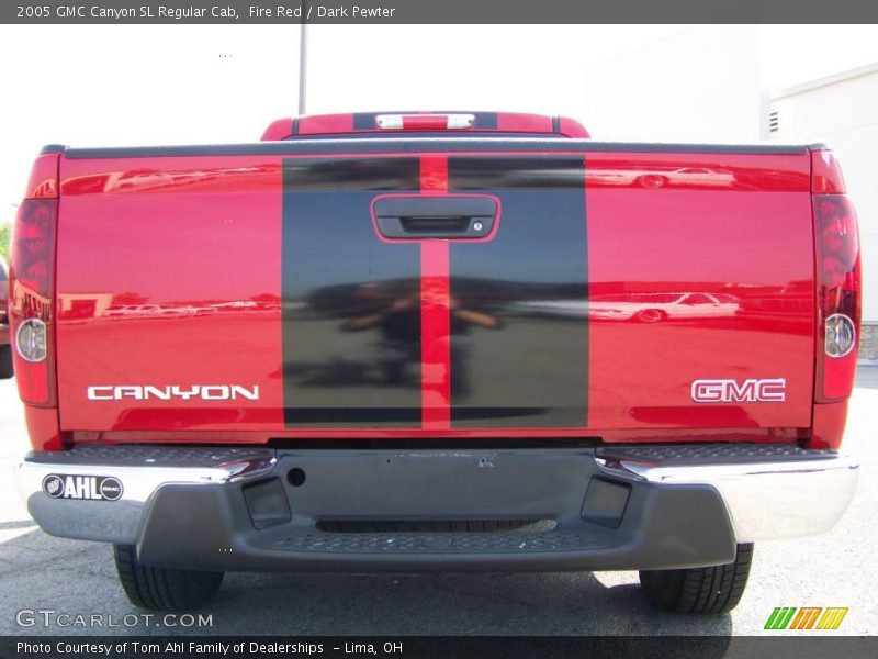Fire Red / Dark Pewter 2005 GMC Canyon SL Regular Cab