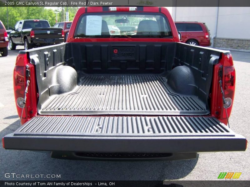 Fire Red / Dark Pewter 2005 GMC Canyon SL Regular Cab