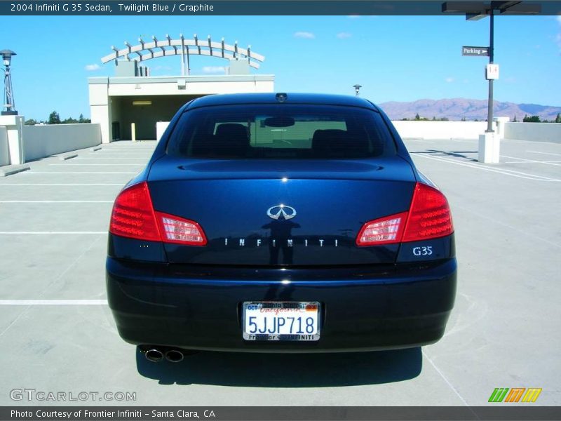 Twilight Blue / Graphite 2004 Infiniti G 35 Sedan