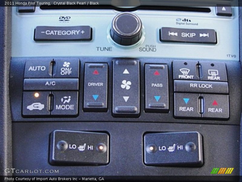 Crystal Black Pearl / Black 2011 Honda Pilot Touring