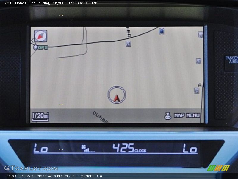 Crystal Black Pearl / Black 2011 Honda Pilot Touring