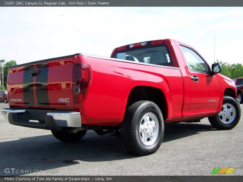 Fire Red / Dark Pewter 2005 GMC Canyon SL Regular Cab