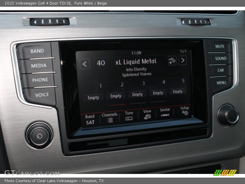 Pure White / Beige 2015 Volkswagen Golf 4 Door TDI SE