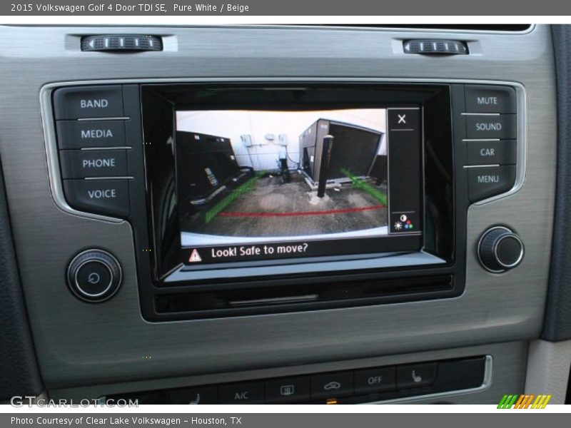 Pure White / Beige 2015 Volkswagen Golf 4 Door TDI SE