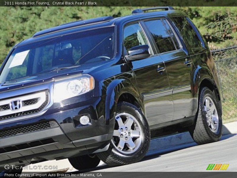 Crystal Black Pearl / Black 2011 Honda Pilot Touring