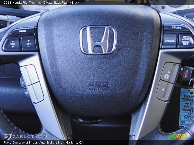Crystal Black Pearl / Black 2011 Honda Pilot Touring