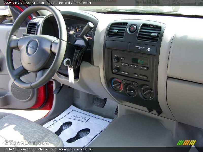 Fire Red / Dark Pewter 2005 GMC Canyon SL Regular Cab