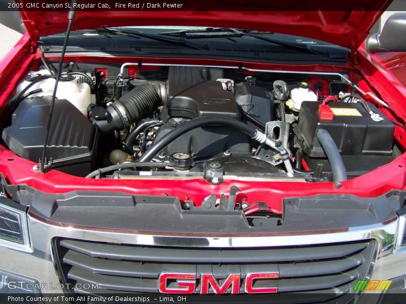 Fire Red / Dark Pewter 2005 GMC Canyon SL Regular Cab