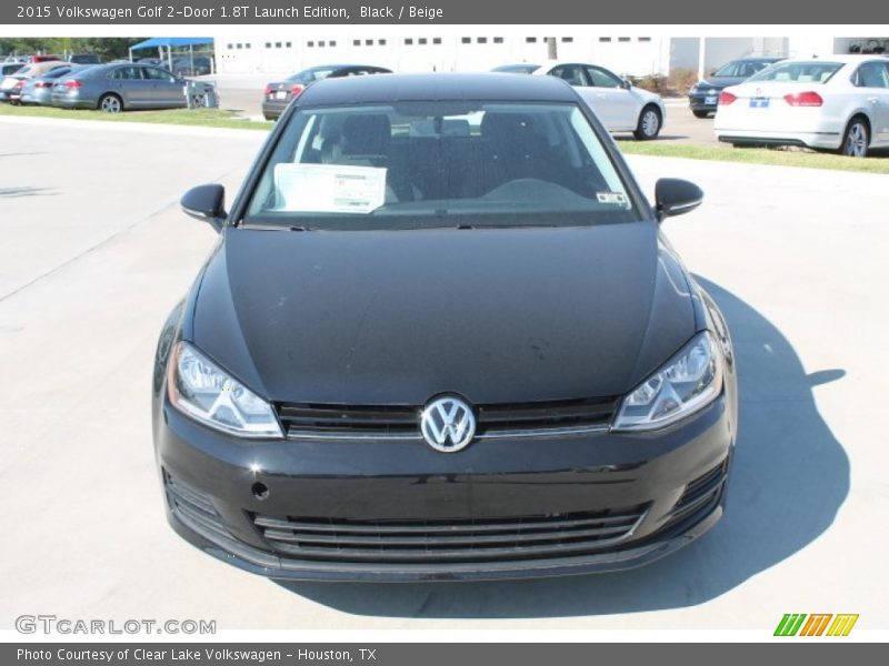 Black / Beige 2015 Volkswagen Golf 2-Door 1.8T Launch Edition