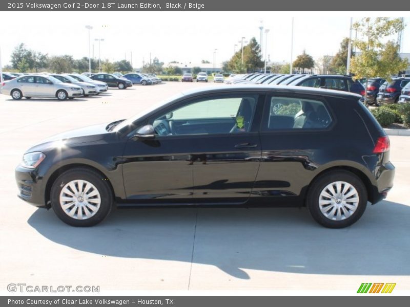 Black / Beige 2015 Volkswagen Golf 2-Door 1.8T Launch Edition