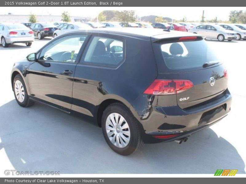 Black / Beige 2015 Volkswagen Golf 2-Door 1.8T Launch Edition