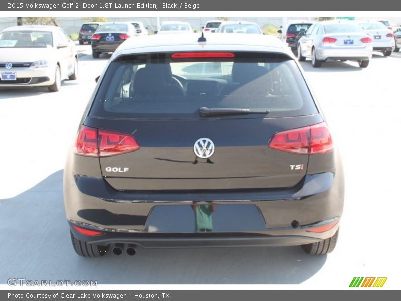 Black / Beige 2015 Volkswagen Golf 2-Door 1.8T Launch Edition