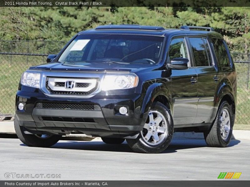Crystal Black Pearl / Black 2011 Honda Pilot Touring