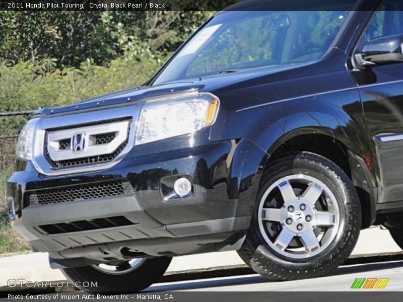 Crystal Black Pearl / Black 2011 Honda Pilot Touring