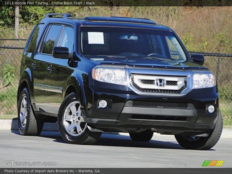 Crystal Black Pearl / Black 2011 Honda Pilot Touring