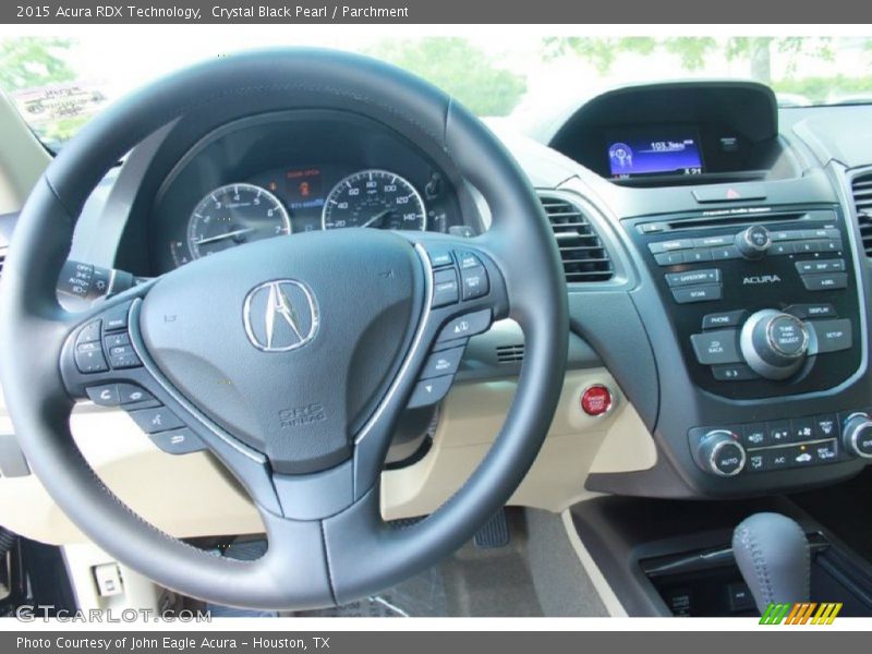 Crystal Black Pearl / Parchment 2015 Acura RDX Technology