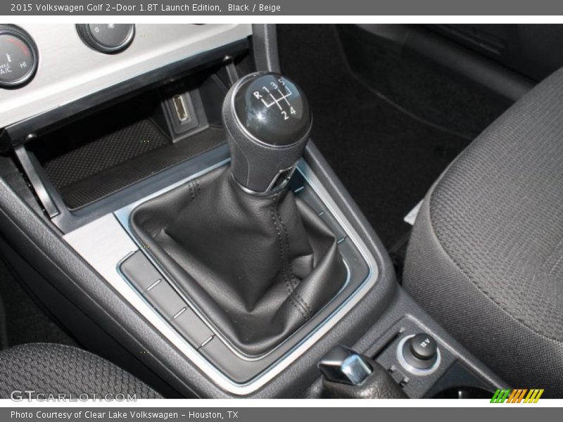 Black / Beige 2015 Volkswagen Golf 2-Door 1.8T Launch Edition