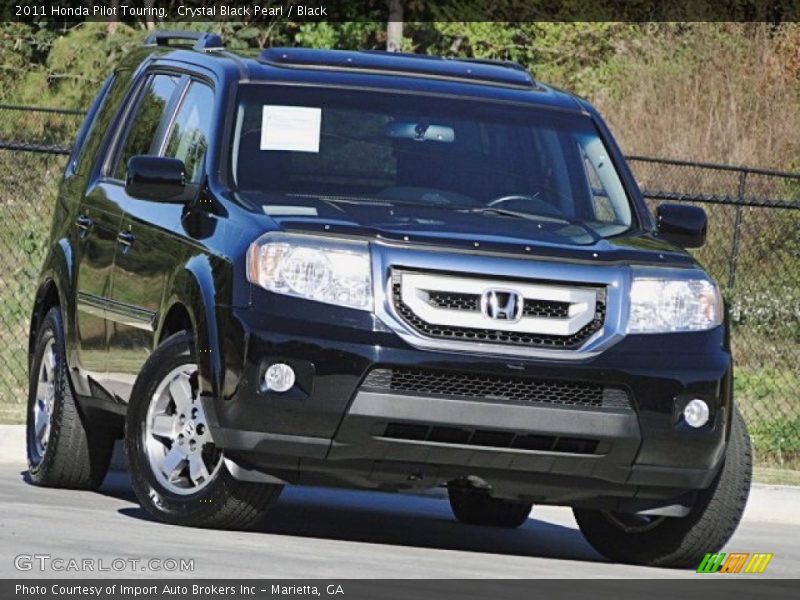 Crystal Black Pearl / Black 2011 Honda Pilot Touring
