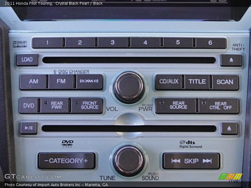 Crystal Black Pearl / Black 2011 Honda Pilot Touring